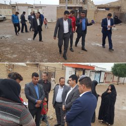 بازدید شهردار خرمشهر از کوی ارمغان و استماع مشکلات شهروندان