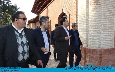 بازدید علی اکبر زلیکانی نائب رئیس شورای اسلامی شهر ساری از ساختمان جدید شورای شهر و موزه های  بوستان ولایت  ،ساختمان ساری گردی ، خانه جهاندیدگان و  سازمان فرهنگی و  ورزشی شهرداری ساری