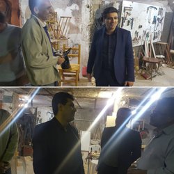 بازدید شبانگاهی شهردار خرمشهر از کارگاه های اِلمان سازی