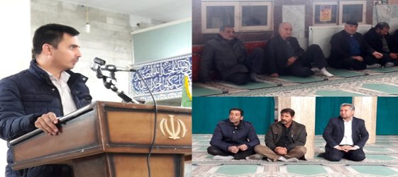 جلسه مدیرامورمنابع آب خدابنده با کشاورزان و بهره برداران روستای کهلا واقع در بخش بزینه رود