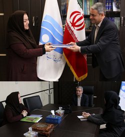 نشست مدیرعامل شرکت آب منطقه ای زنجان با مدیرعامل سمن...