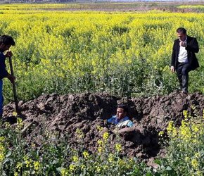 تعمیر شکستگی خط انتقال روستای مازیاران شهرستان رامیان