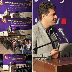 آئین افتتاح پروژه نورپردازی پل قدیم به طول ۶۰۰ متر توسط شهرداری خرمشهر