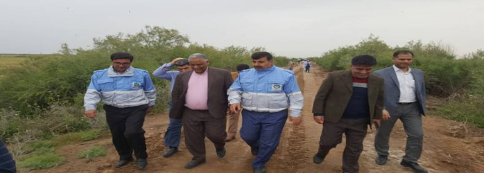 بازدید مدیر کل مدیریت بحران استان از روستاهای در معرض خطر