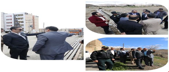 بازدید استاندار از اقدامات مدیریت بحران شهرستان محلات در راستای هدایت آبهای سطحی