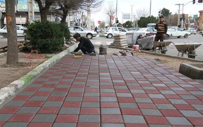 مناسب سازی چهارراه ۲۲ بهمن آغاز گردید. (گزارش تصویری)