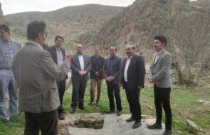 بازدید نماینده شهرستان درگز از پروژه آبرسانی روستای قزلق