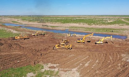 پیشرفت ۹۰ درصدی احداث  کانال سیلاب بر دیگچه