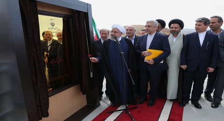 عملیات آبگیری سد مخزنی کرم آباد پلدشت با حضور رئیس جمهور...