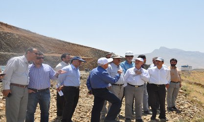 بازدید معاون طرح و توسعه و مدیر کل حوزه آبریزکرخه شرکت...