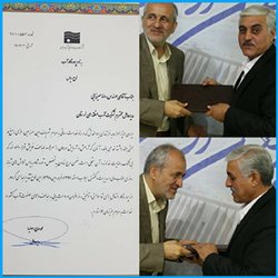 تقدیر مهندس حاج رسولیها، مدیر عامل مدیریت منابع آب کشور از...