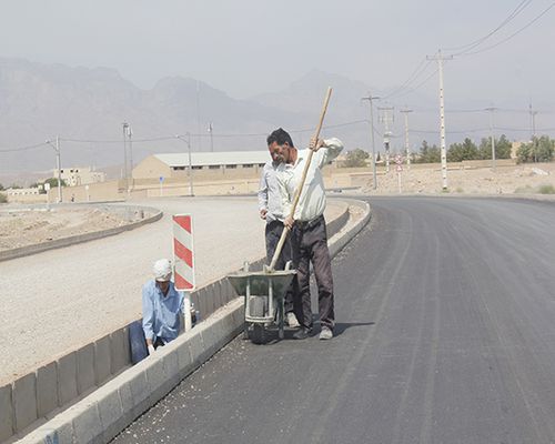 گزارش تصویری نصب تابلوهای ترافیکی بلوار خاتم الانبیاء