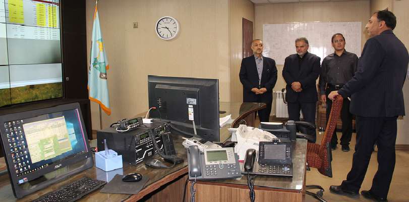 بازديد فرمانده بسيج شركت توانير از شركت توزيع نيروي برق جنوب استان كرمان