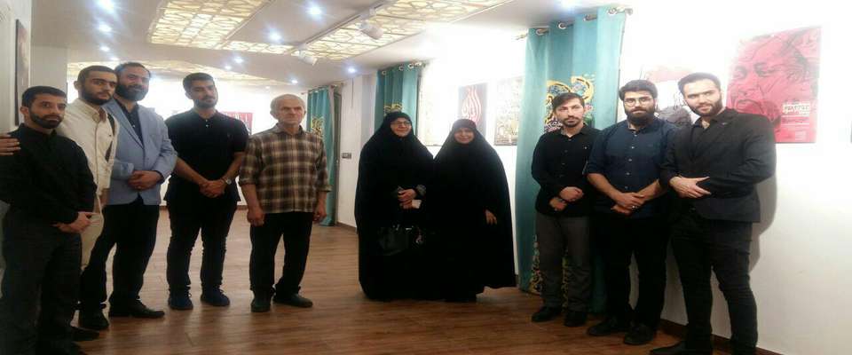 نگارخانه موکب حسینیه هنر رشت افتتاح شد