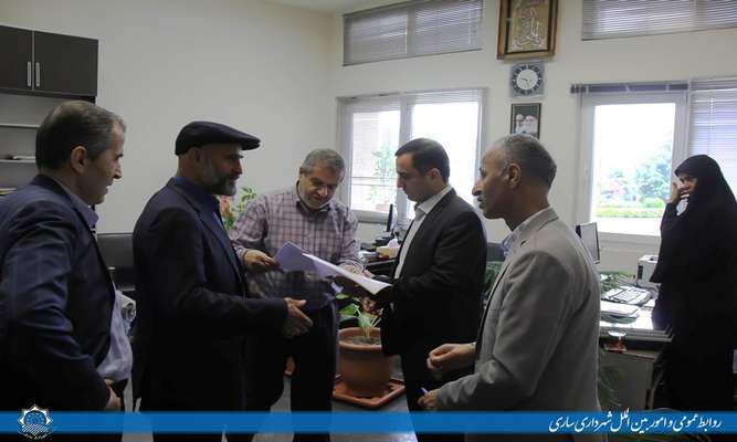 بازدید شهردار از دوایر شهرداری مرکزی ساری