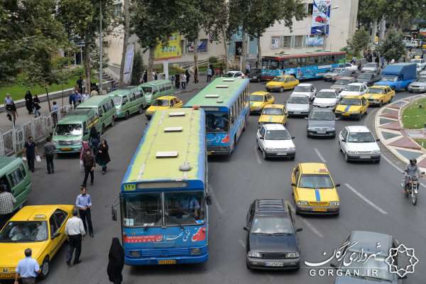 فعالیت 72 اتوبوس و بیش از 2 هزار تاکسی در گرگان