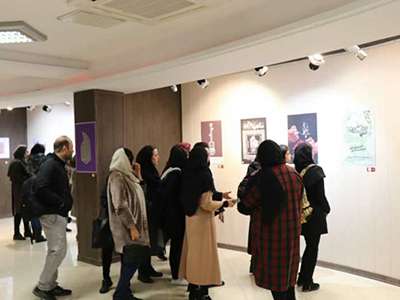 نمایشگاه گروهی طراحان گرافیک استان قزوین افتتاح شد