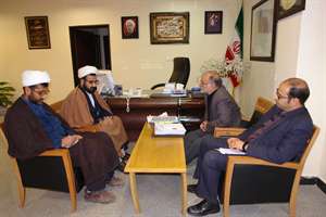 دیدار مهندس نژاد صفوی، مدیر کل راه و شهرسازی استان با مرکز خدمات حوزه علمیه در خصوص پیگیری زمین شنبه...