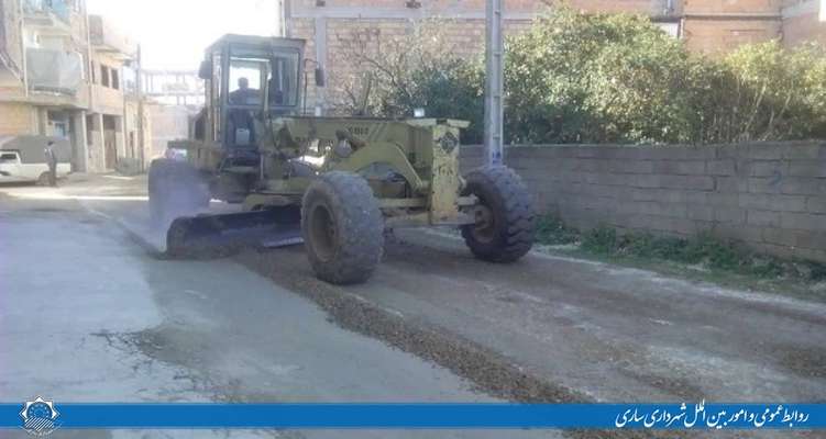 بهسازی معابر و اجرای پروژه های عمرانی در راستای رفاه حال شهروندان
