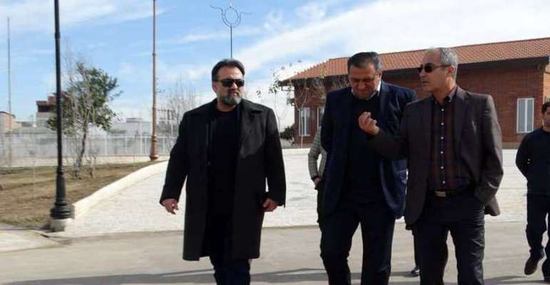 بازدید رئیس کمیسیون مشارکت و سرمایه گذاری شورای اسلامی شهرساری از روند اجرای باغ بانوان