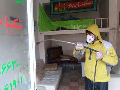 دفاتر و خودروهای آژانس های تاکسی تلفنی تحت نظارت سازمان تاکسیرانی ضدعفونی و میکروب زدایی شد