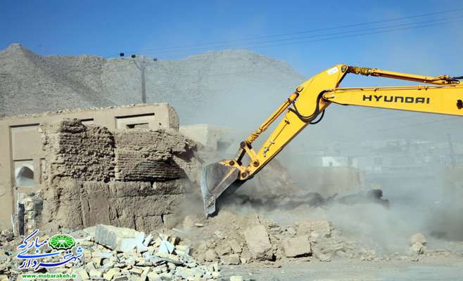 گزارش تصویری / تملک و آزادسازی یک باب ساختمان به مساحت 500 مترمربع در طرح تعریض خیابان سروش  محله دهنو  به همت واحد…