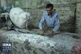 ویدئو / روگیری و پرداخت فرش در یزد؛ هنری رو به زوال