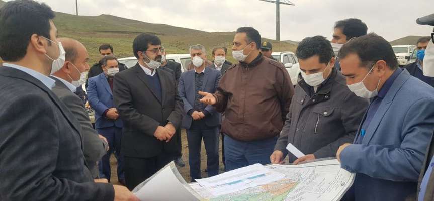 بازدید استاندار اردبیل و مدیرعامل شرکت آب منطقه ای اردبیل...