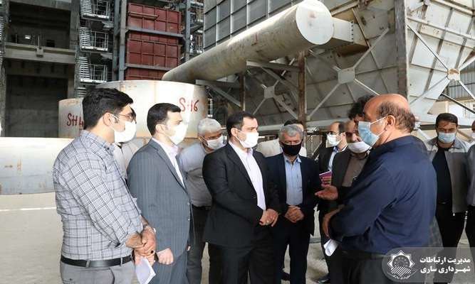 بازدید شهردار ساری از روند پیشرفت نیروگاه زباله سوز