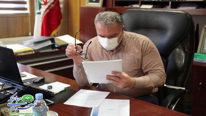 ملاقات مردمی مهندس هاشمی شهردار مبارکه با شهروندان- 6 مردادماه 1399