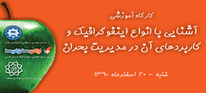 برگزاری کارگاه آموزشی آشنایی با انواع اینفوگرافیک و کاربردهای آن در مدیریت بحران