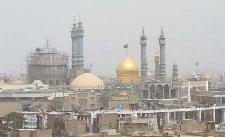 گرد و غبار تا فردا مهمان قمی‌هاست