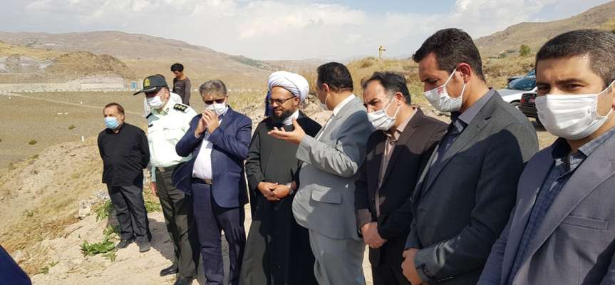 تونل انتقال آب شبکه آبیاری پایاب سد گیوی به طول 837 متر و در...