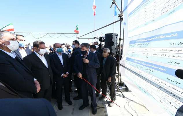فاز اول تعریض جاده کردکوی  بندرترکمن با حضور جهانگیری افتتاح شد