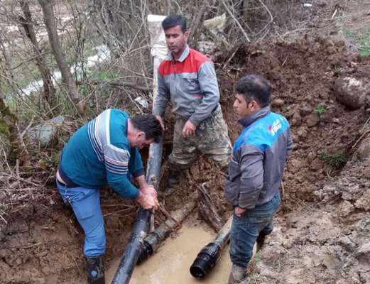 بازسازی شبکه آبرسانی روستای مودگان شهرستان فومن