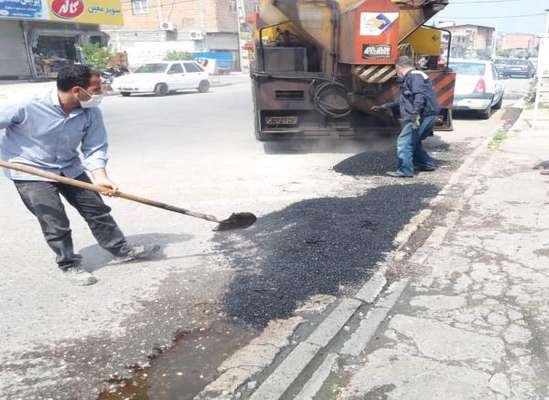 اجرای بهسازی معابر با هدف سهولت عبور و مرور شهروندان در مناطق سه گانه