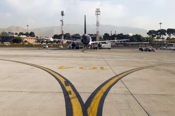 بهره‌برداری از طرح بهسازی باندهای پرواز فرودگاه مهرآباد