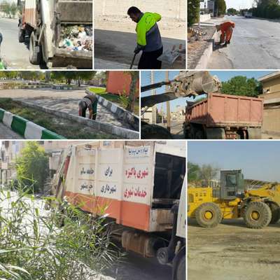 برگزاری دومین مرحله از اجرای طرح ضربتی نظافت و پاکسازی معابر توسط شهرداری خرمشهر