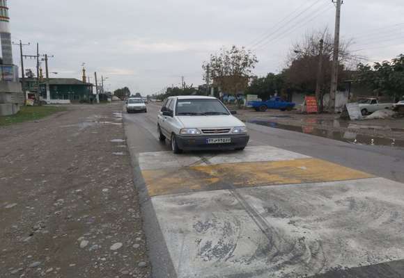 جاده غیرایمن قائمشهر به جویبار لَنگ تامین اعتبار