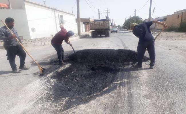 شهرداری خرمشهر نوارهای حفاری کوی فیصلی و کوی معین را آسفالت کرد