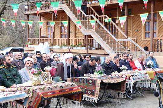 افتتاح سایت مجتمع آبرسانی روستاهای تنگاب و  بره پشت شهرستان تالش