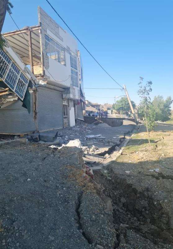  رانش زمین در منطقه حصار کرج