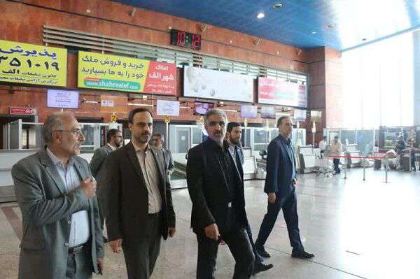بازدید از فرودگاه سردار جنگل رشت
