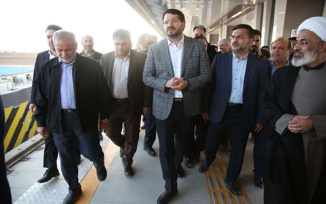 بازدید وزیر راه و شهرسازی از متروی پرند