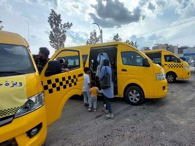 خدمات رسانی رایگان ناوگان اتوبوسرانی شهرداری قزوین به شهروندان در جشن بزرگ پیامبر مهربانی