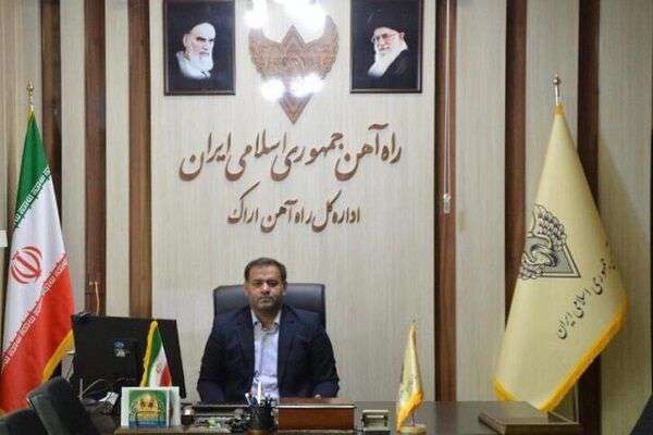 ۲ هزار و ۳۶۳ متر نصب خط و تعویض ریل در راه‌آهن منطقه اراک