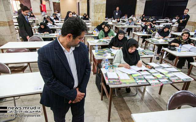 بازدید از برگزاری آزمون ورود به حرفه مهندسی در دانشگاه شهید عباسپور
