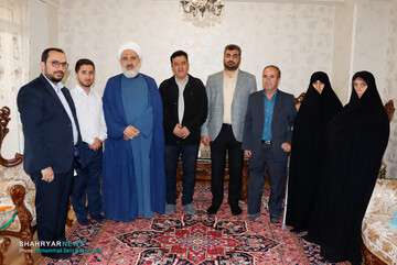 دیدار شهردار تبریز با خانواده معظم شهید والامقام «خان‌پور» و جانباز سرافراز «علی پورحسین»