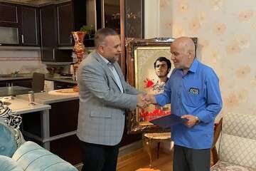 دیدار شهردار منطقه ۸ تبریز با خانواده معزز شهید احد کمالی نژاد