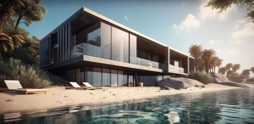  طراحی نقشه ساختمان ویلایی و نما در گروه طراحی پلان کده